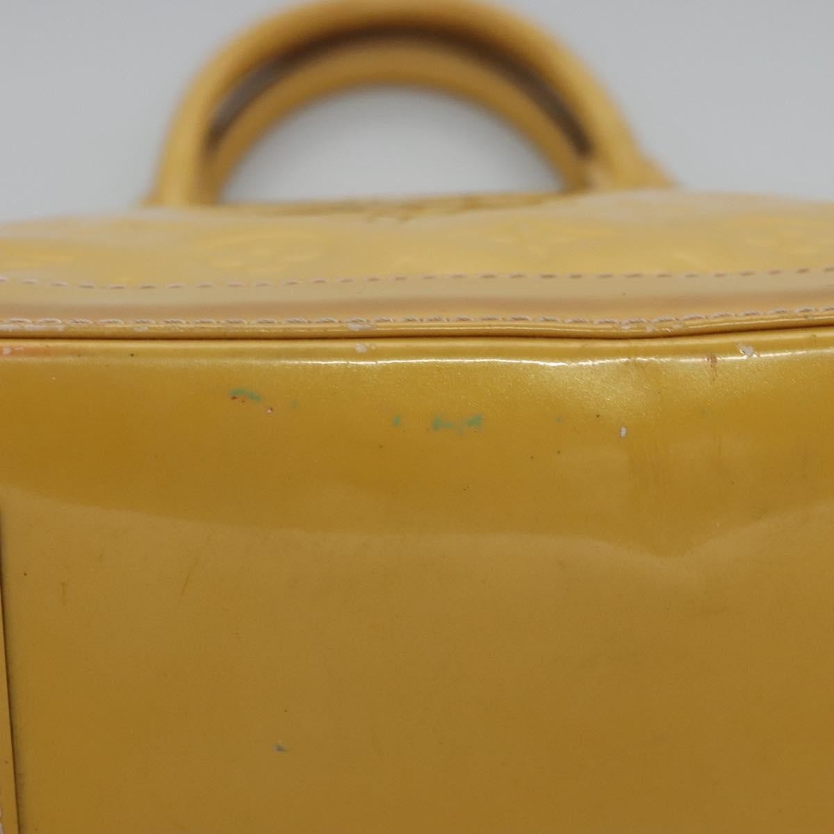 Louis Vuitton LOUIS VUITTON Monogram Vernis Alma PM Hand Bag 2way Dunne M90170 LV Authentic KD187