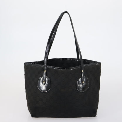 Gucci GUCCI Hand Bag Canvas nylon 4 Set Beige Black Green Authentic bs30536