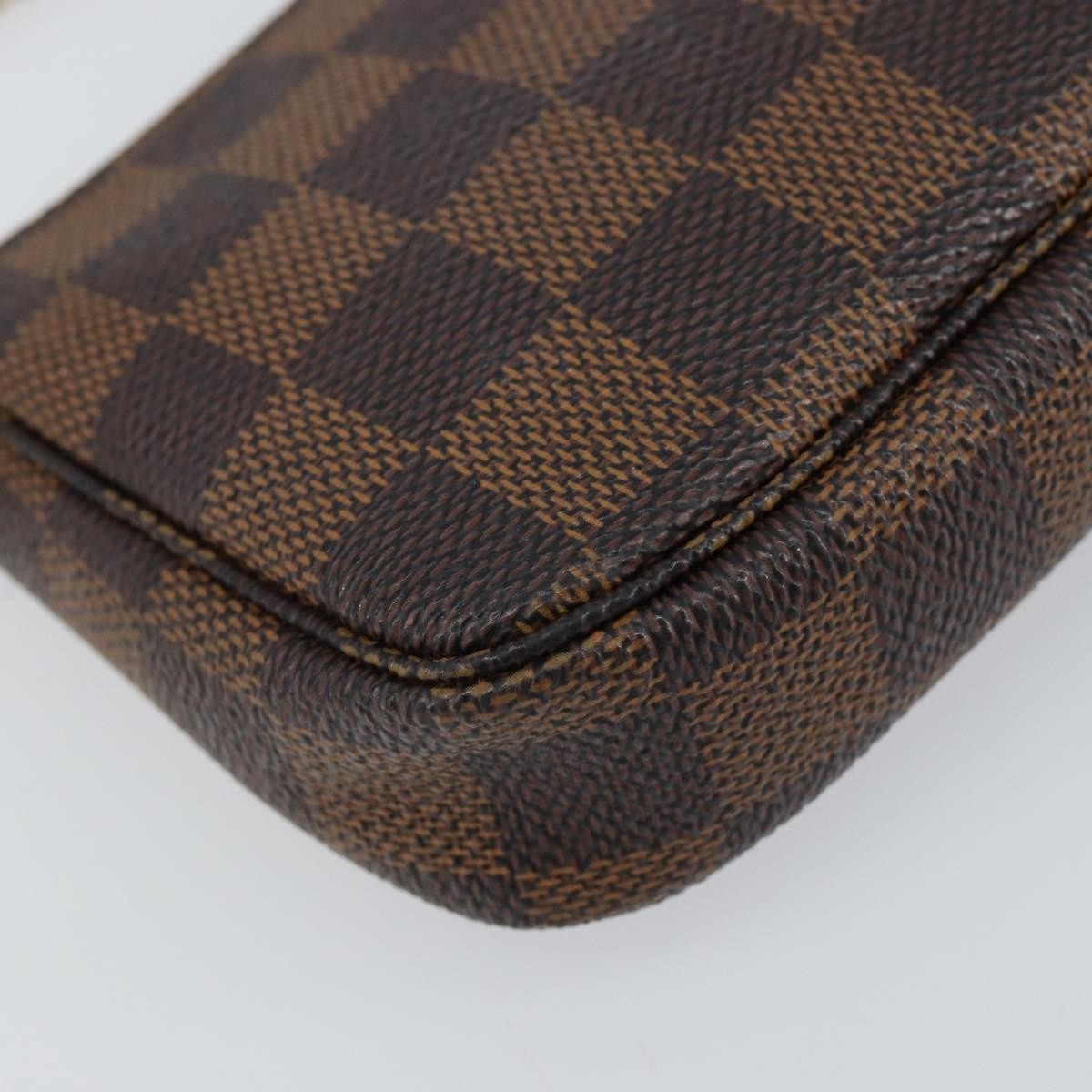 Louis Vuitton LOUIS VUITTON Damier Ebene Mini Pochette Accessoires Pouch N58009 LV Authentic 156078 Bag