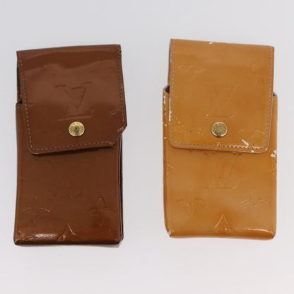 Louis Vuitton LOUIS VUITTON Vernis Cigarette Case 4 Set Bronze Pink Lavand LV Authentic 175001 Bag