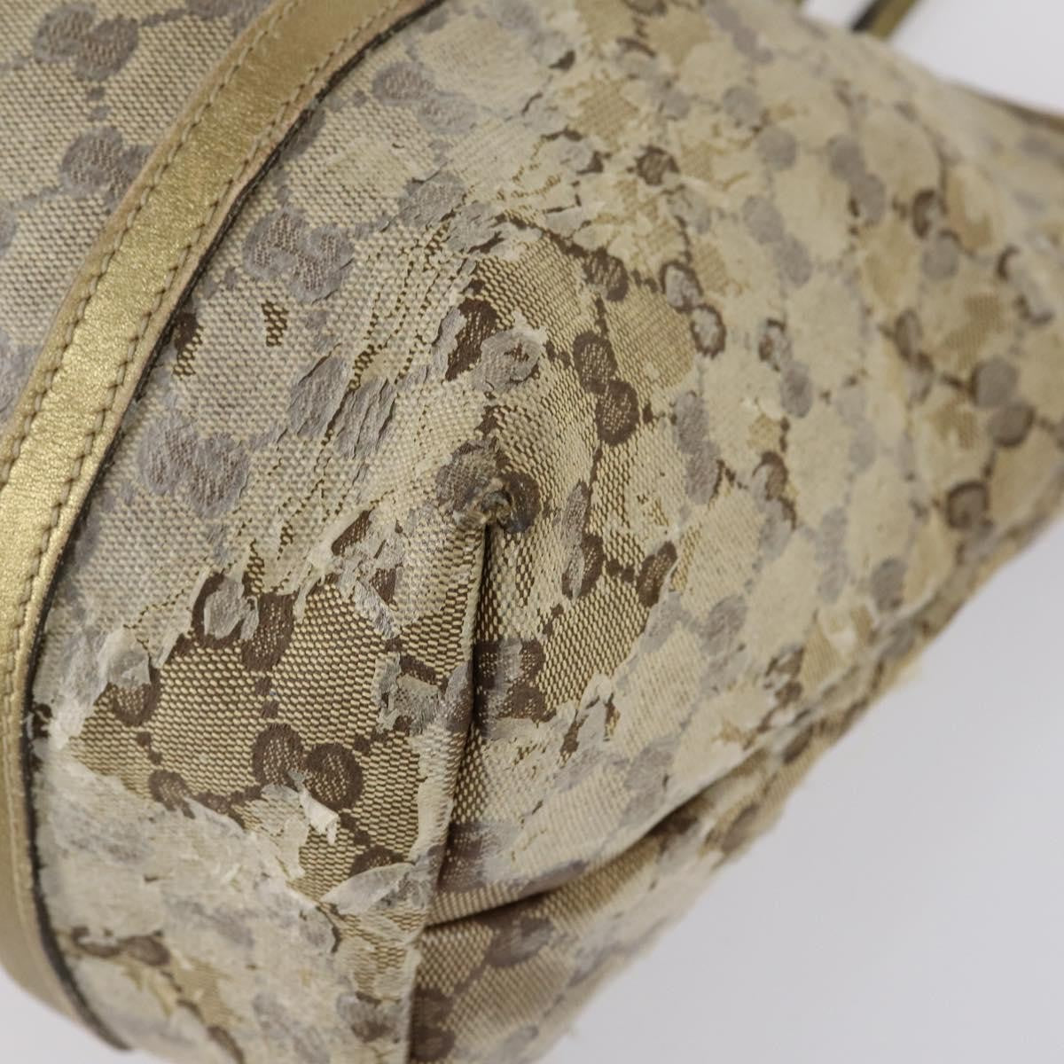 Gucci GUCCI GG Canvas Shoulder Bag 2 Set Red Gold Authentic 146898
