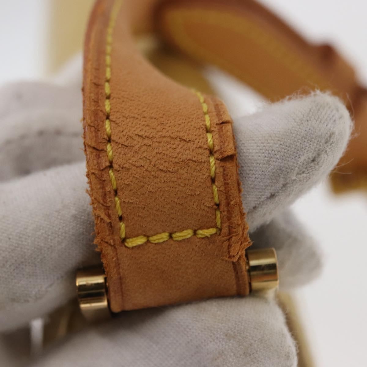 Louis Vuitton LOUIS VUITTON Monogram Vernis Thompson Street Bag Beige M91301 LV Authentic 156991