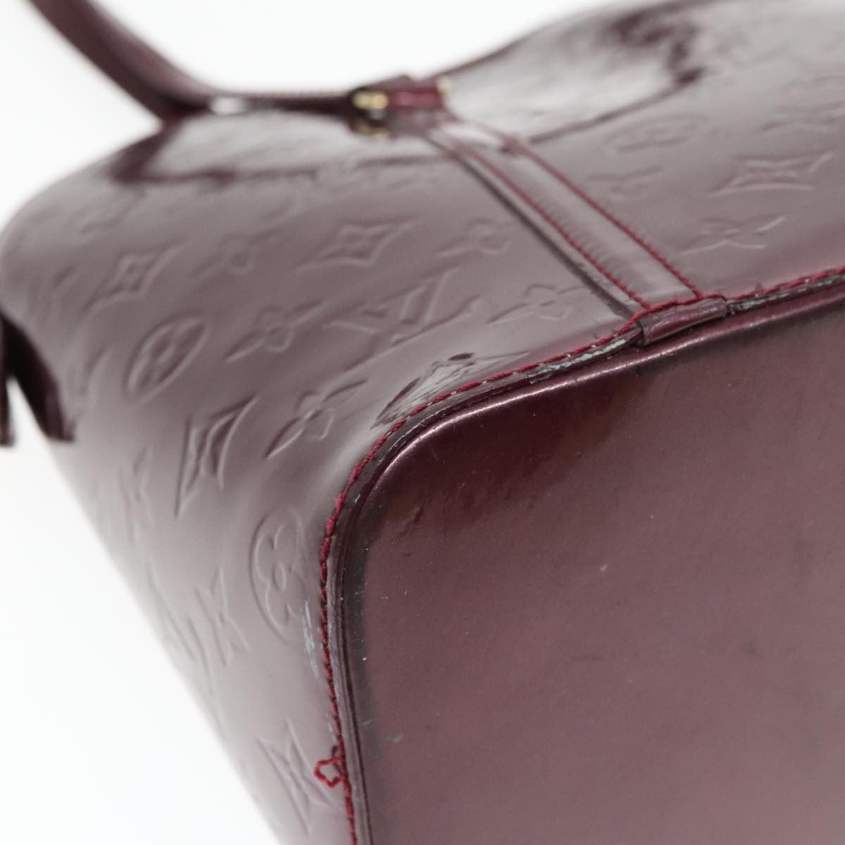 Louis Vuitton LOUIS VUITTON Monogram Vernis Avalon zip Hand Bag Amarante M91594 LV Authentic mr482