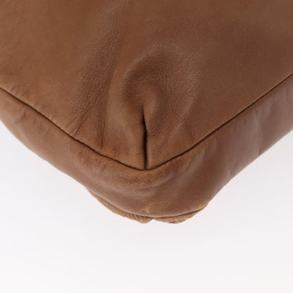 Loewe LOEWE Anagram Tote Bag Leather Brown Gold Authentic 151671