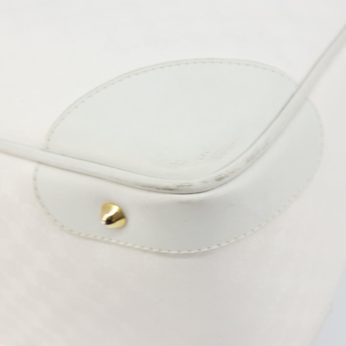 Gucci GUCCI Micro GG Supreme Boston Bag PVC 2way White Gold 002 123 0167 Authentic BA6571
