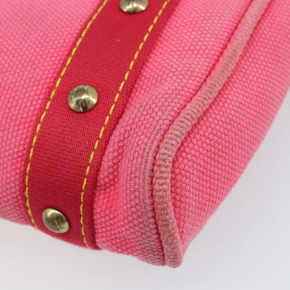 Louis Vuitton LOUIS VUITTON Antigua Cabas PM Hand Bag Rouge Pink M40088 LV Authentic ka2366