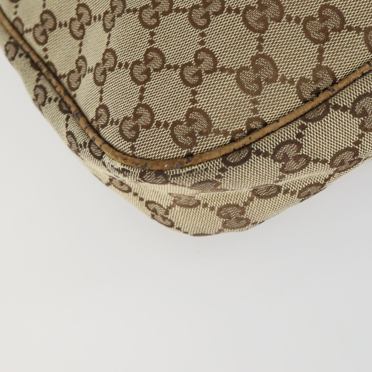 Gucci GUCCI GG Canvas Shoulder Bag 2 Set Beige Authentic bs31982