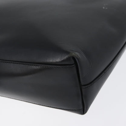 Prada PRADA Tote Bag Leather Black Authentic gh1848