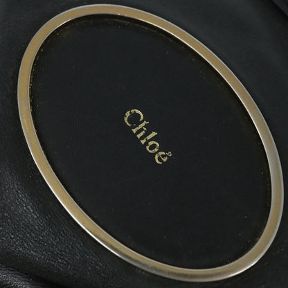 Chloé Chloé Chloe Victoria Hand Bag Leather 2way Black Gold Authentic am9563