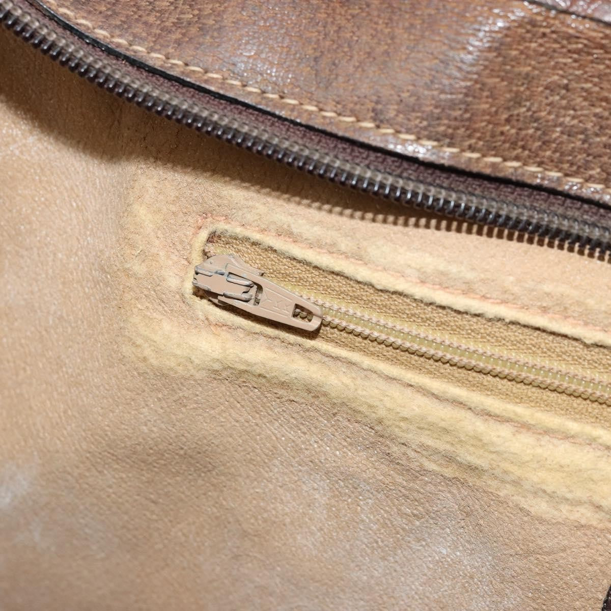 Gucci GUCCI GG Supreme Web Sherry Line Hand Bag PVC Beige Gold 002 4083 39 Authentic ka4103