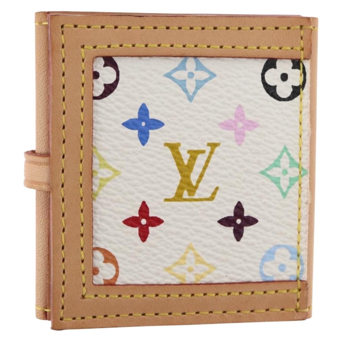 Louis Vuitton LOUIS VUITTON Multicolor Porto Photo 4 Vole Photo Case White M58005 Authentic BAZ610V Bag