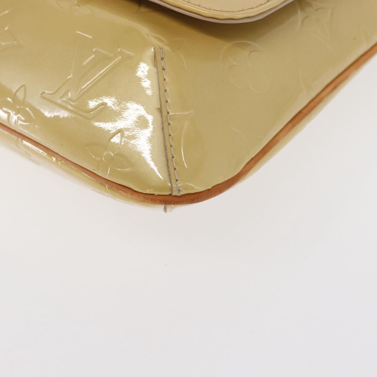 Louis Vuitton LOUIS VUITTON Monogram Vernis Thompson Street Bag Beige M91301 LV Authentic 156991