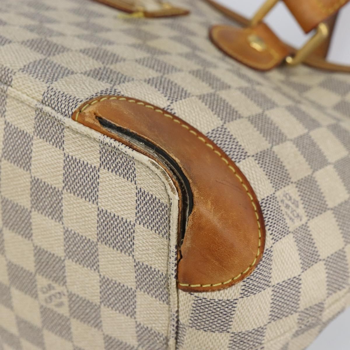 Louis Vuitton LOUIS VUITTON Damier Azur Hampstead PM Tote Bag N51207 LV Authentic 162093