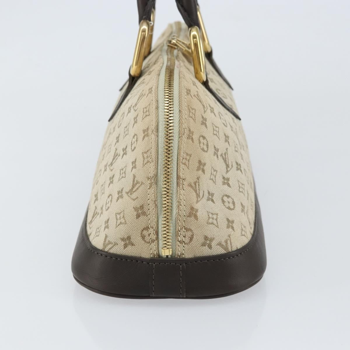 Louis Vuitton LOUIS VUITTON Monogram Mini Alma Ron Hand Bag Khaki M92206 LV Authentic 158341