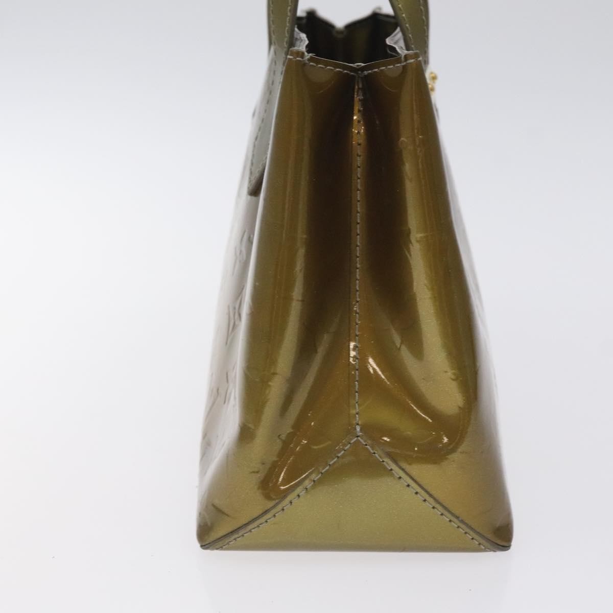 Louis Vuitton LOUIS VUITTON Monogram Vernis Wilshire PM Bag Gris Art Deco M91627 Authentic 129895