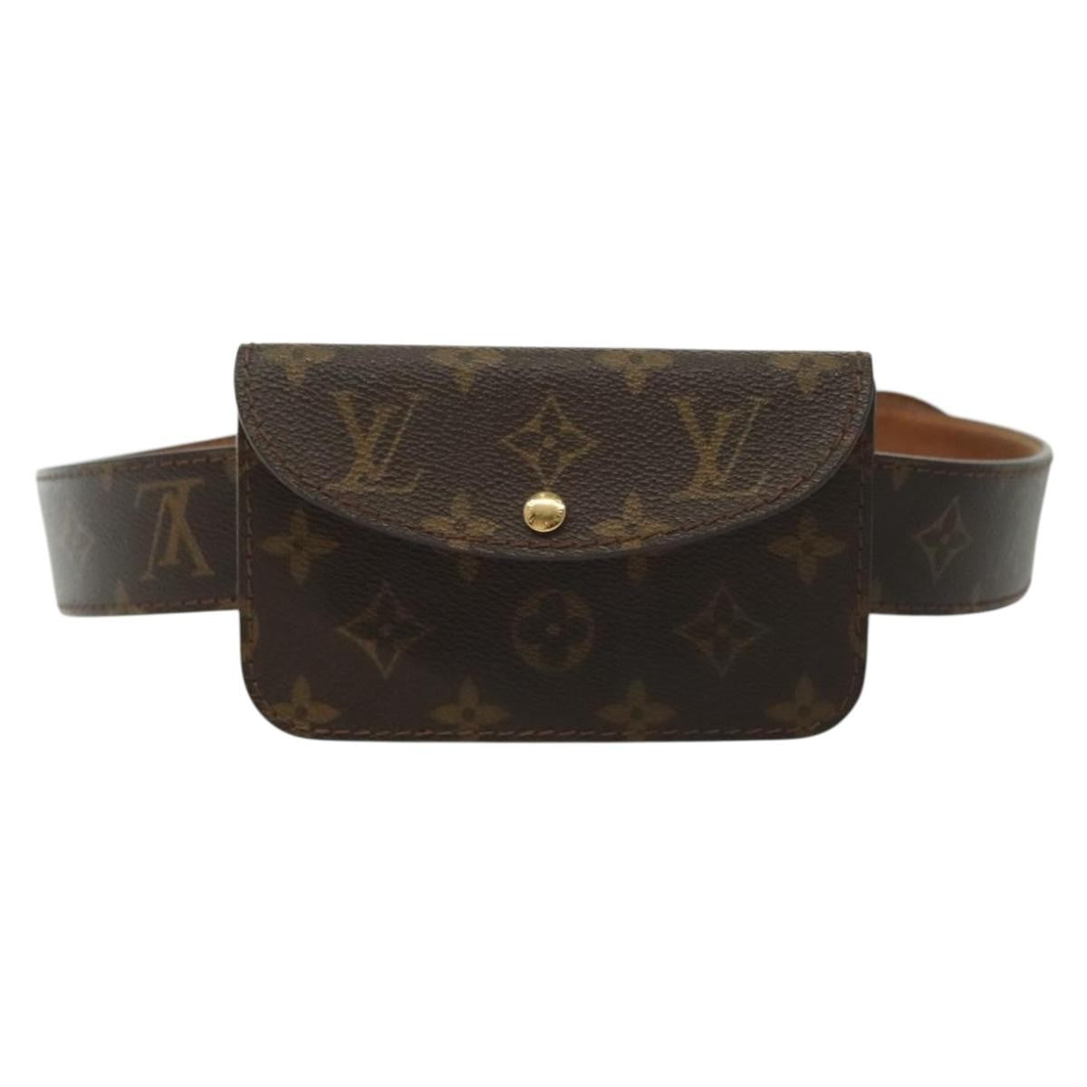 Louis Vuitton LOUIS VUITTON Monogram Ceinture Pochette Solo Waist bag M6948W LV Authentic ki5888