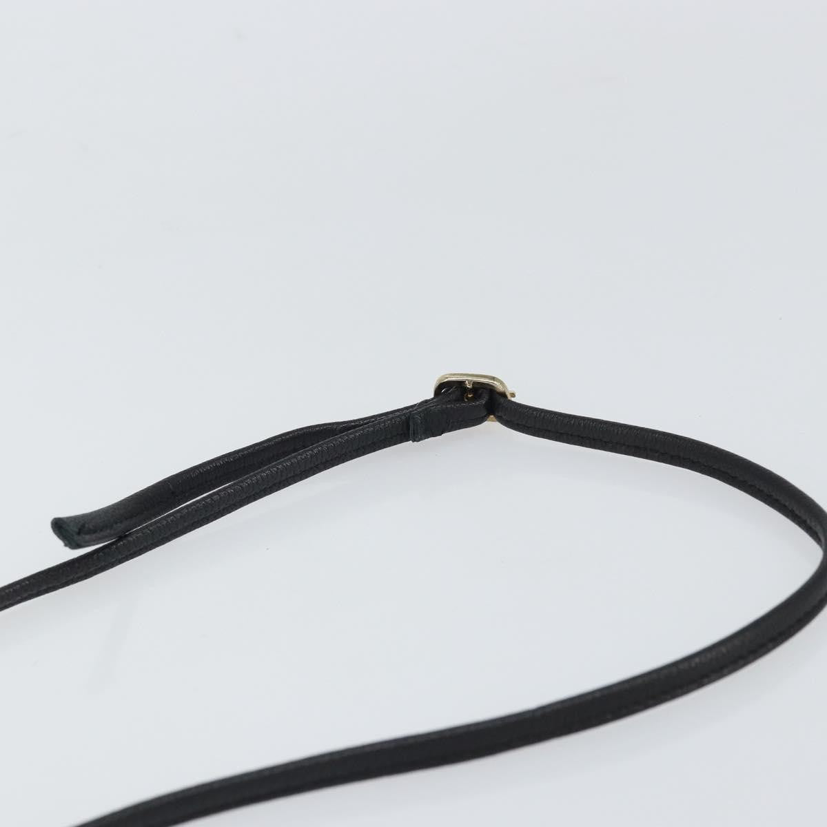 Givenchy GIVENCHY Shoulder Bag Leather Black Gold Authentic bs32977