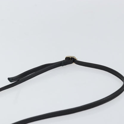 Givenchy GIVENCHY Shoulder Bag Leather Black Gold Authentic bs32977