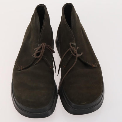 Prada PRADA Shoes Suede Leather 5 Set Brown black Authentic 174775 Bag