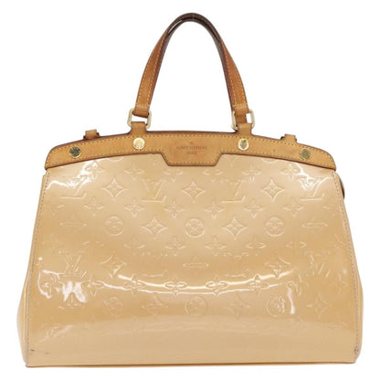 Louis Vuitton LOUIS VUITTON Monogram Vernis Blair MM Hand Bag Rose Velur M91588 Authentic BA10196