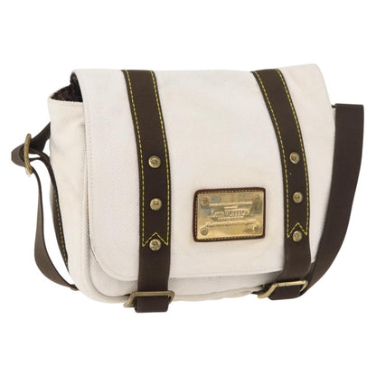 Louis Vuitton LOUIS VUITTON Antigua Buzzus PM Shoulder Bag Beige Brown M40042 LV Authentic bs24988