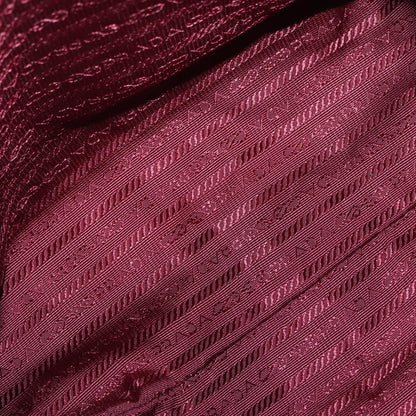 Prada PRADA Tote Bag Nylon Bordeaux Gold Authentic ep12877