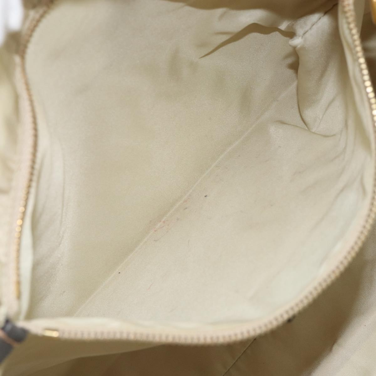 Prada PRADA Tote Bag Nylon Beige Gold Authentic 163284