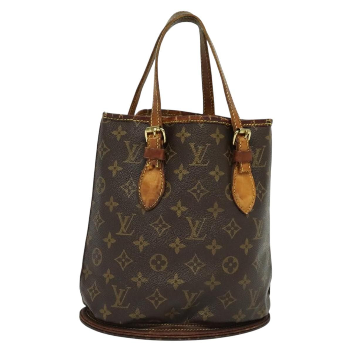Louis Vuitton LOUIS VUITTON Monogram Bucket PM Shoulder Bag M42238 LV Authentic ar11236