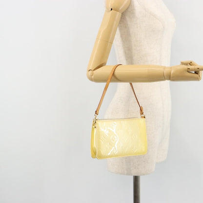 Louis Vuitton LOUIS VUITTON Monogram Vernis Lexington Pouch Beige M91010 LV Authentic mr2421 Bag