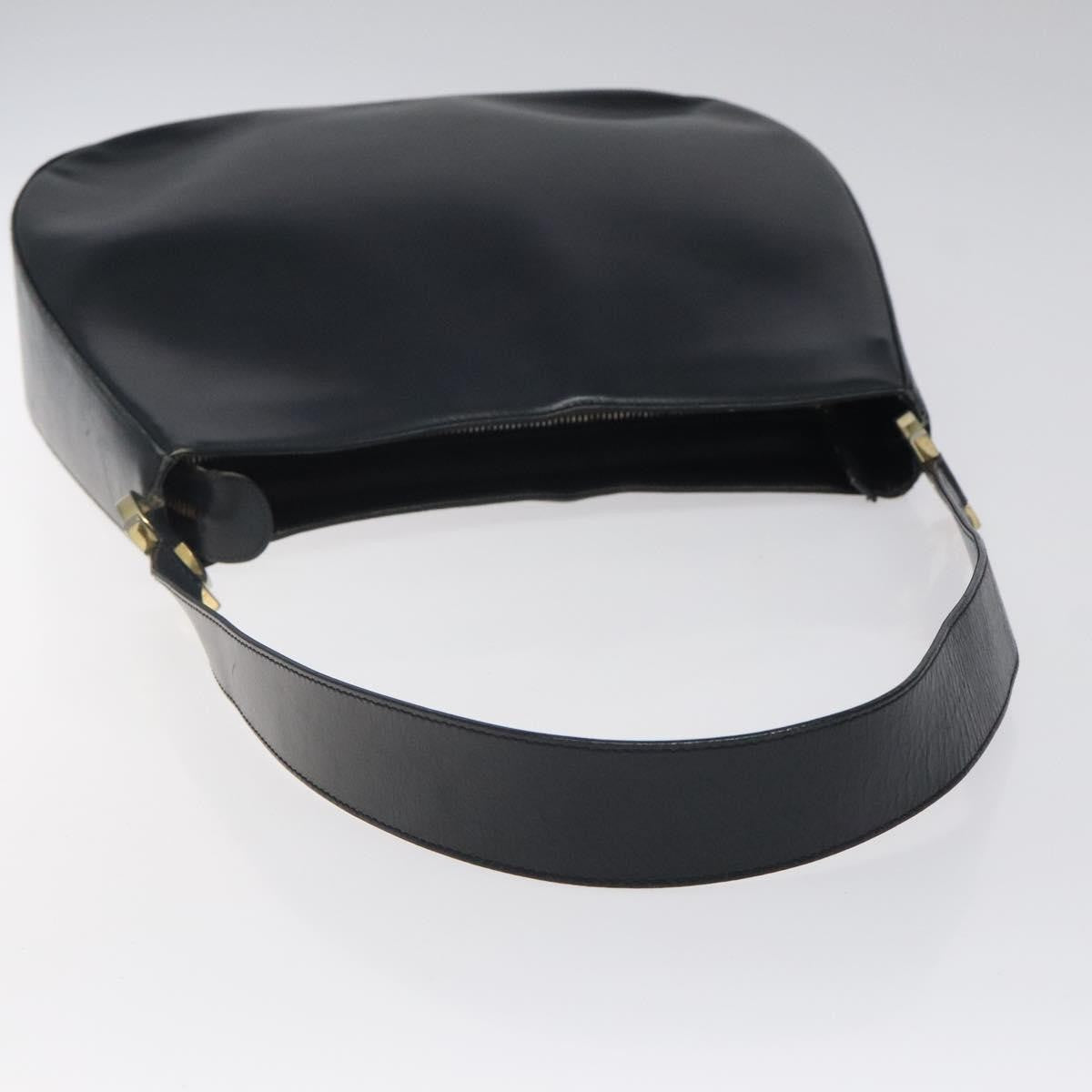 Salvatore Ferragamo Salvatore Ferragamo Shoulder Bag Leather Black Gold Authentic bs25932