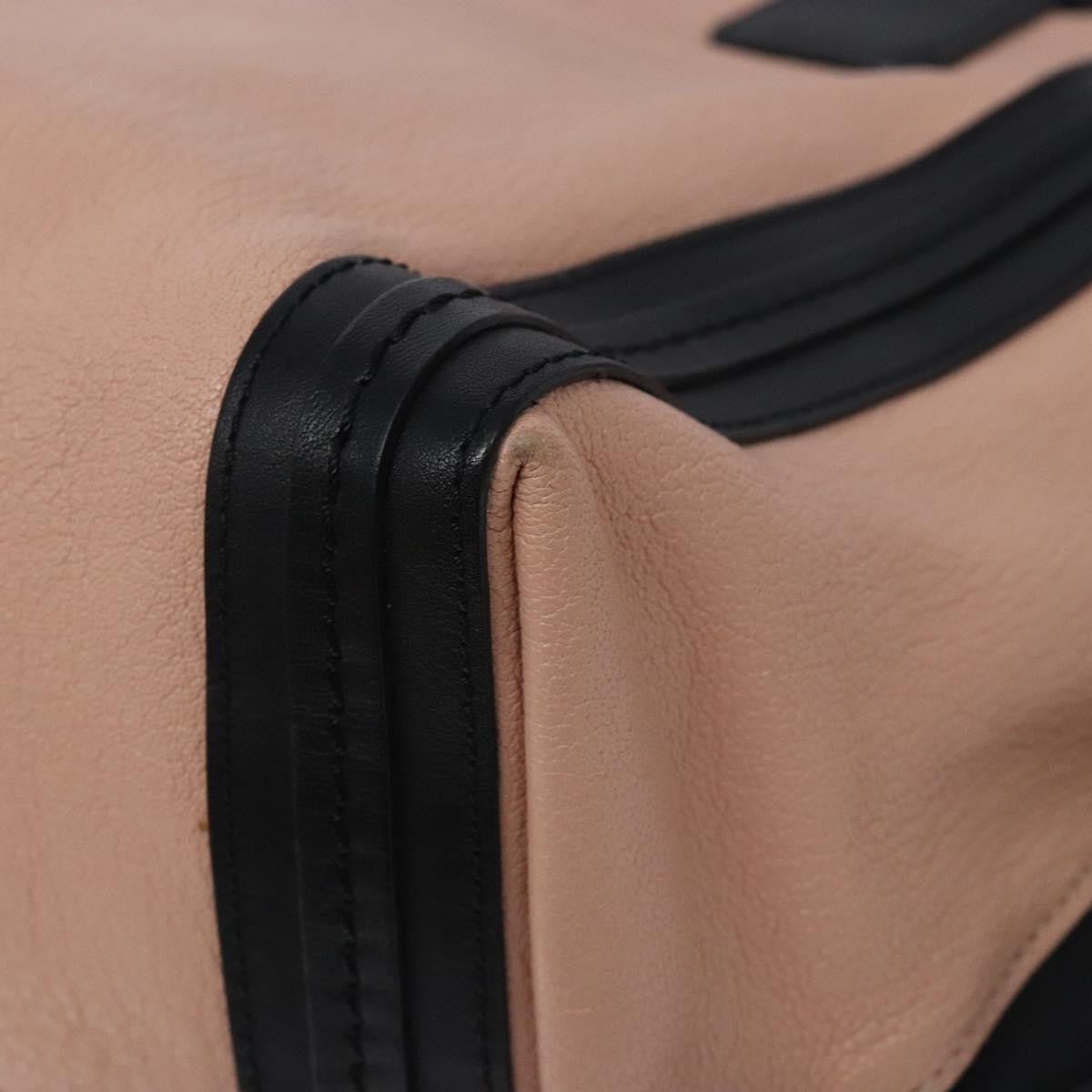 Chloé Chloé Chloe Alison Tote Bag Leather Pink Black Authentic gh323