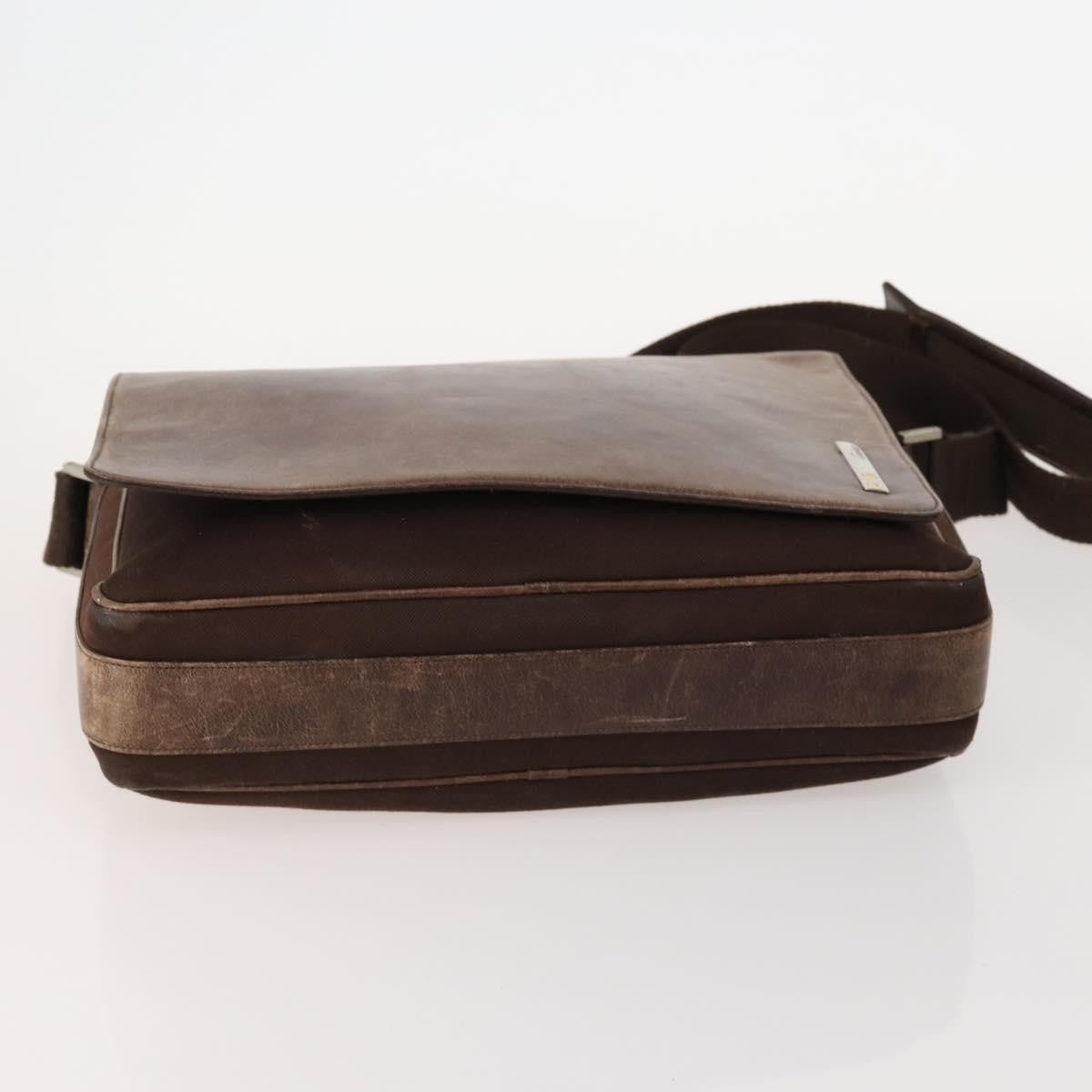 Burberrys Burberrys Cartier Celine Macadam Nova Check Bag Leather 4 Set Black Authentic BSZ449