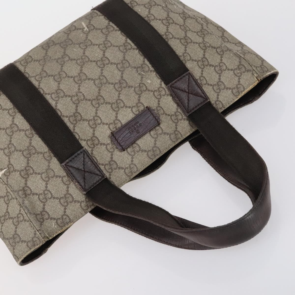 Gucci GUCCI Hand Bag Canvas nylon 4 Set Beige Black Green Authentic bs30536