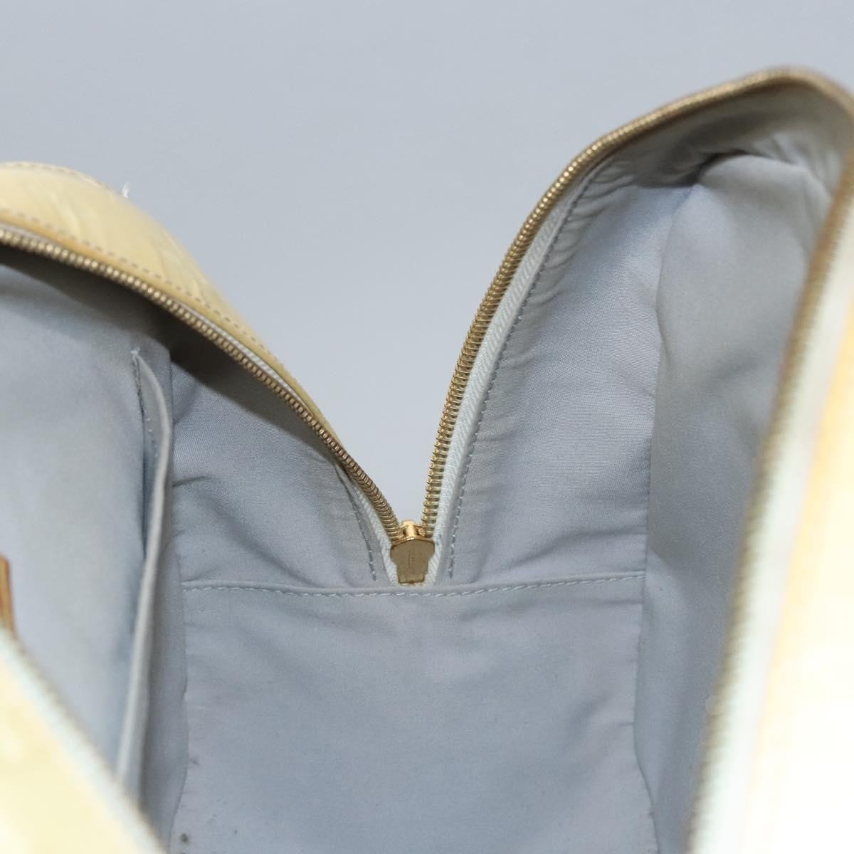 Louis Vuitton LOUIS VUITTON Monogram Vernis Summit Drive Hand Bag Perle M93514 LV Authentic EC278