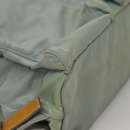 Prada PRADA Backpack Nylon Light Blue Silver Authentic 134383 Bag
