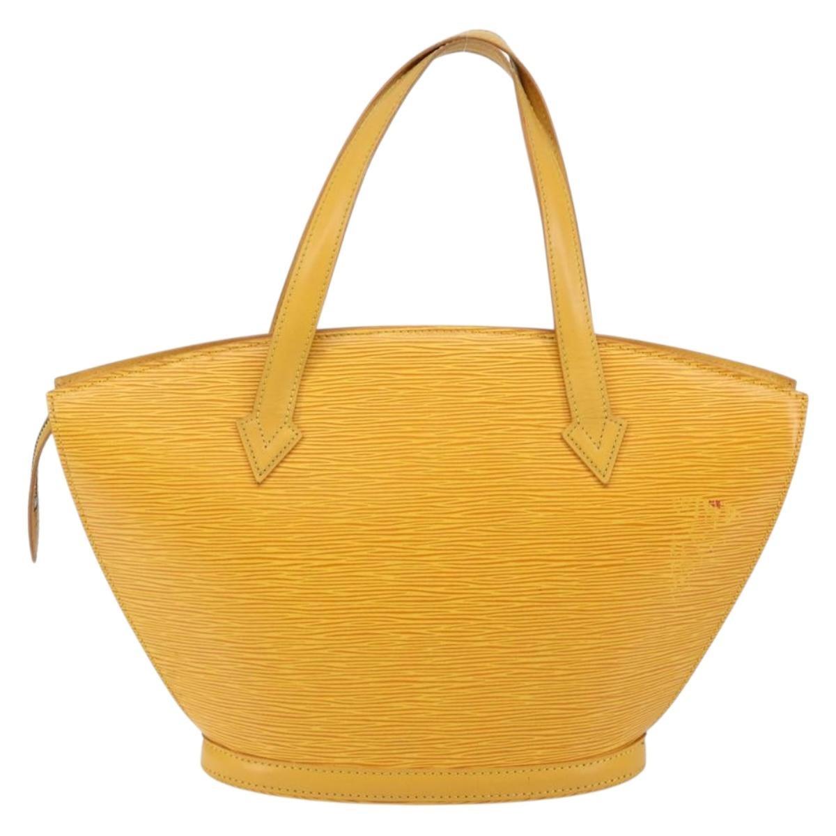 Louis Vuitton LOUIS VUITTON Epi Saint Jacques Hand Bag Yellow M52279 LV Authentic bs29292