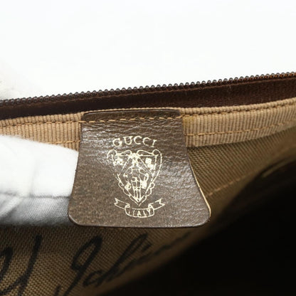 Gucci GUCCI GG Supreme Web Sherry Line Bag PVC Beige Gold 001 25 424 Authentic mr1686