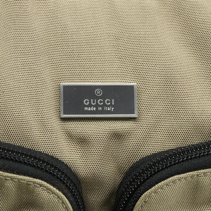 Gucci GUCCI Shoulder Bag Nylon Beige 001 3380 1705 Authentic ti3889