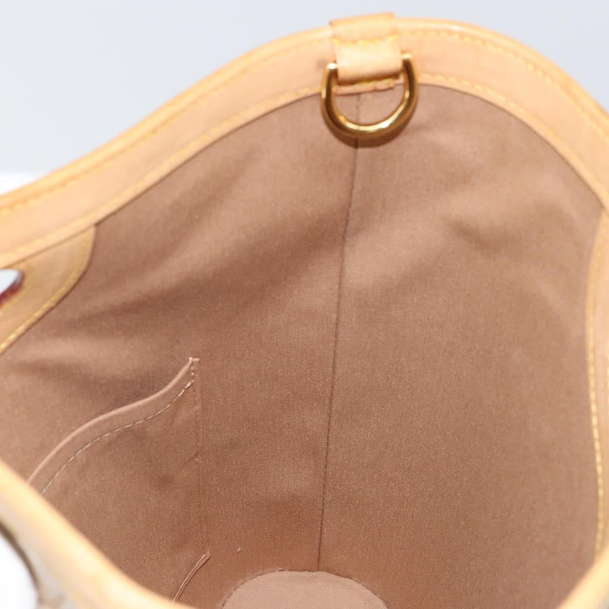 Louis Vuitton LOUIS VUITTON Vernis Stillwood Vertical Hand Bag Noisette M91364 LV Authentic gh952
