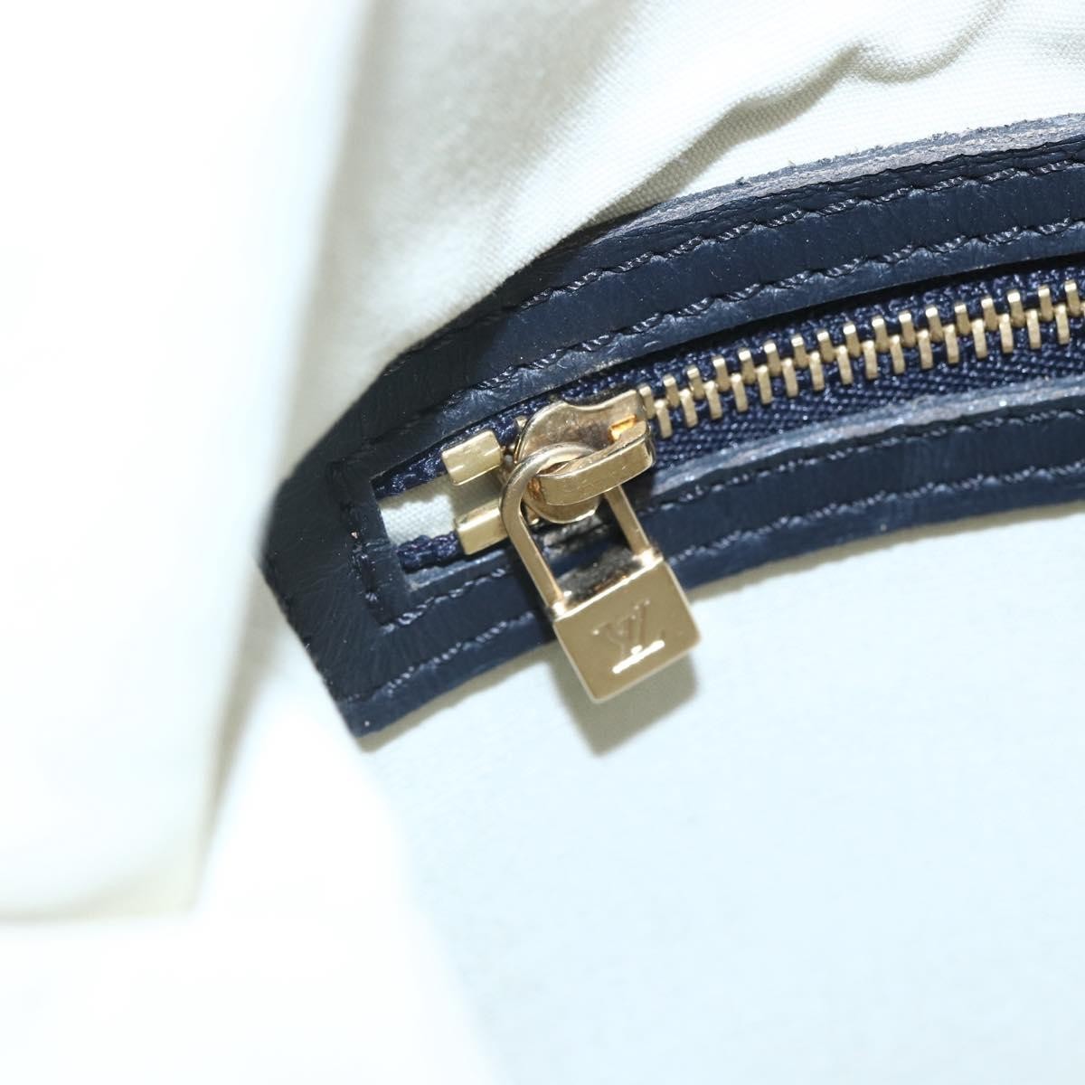 Louis Vuitton LOUIS VUITTON Monogram Mini Fran?oise Tote Bag 2way Blue M92208 LV Authentic 151081