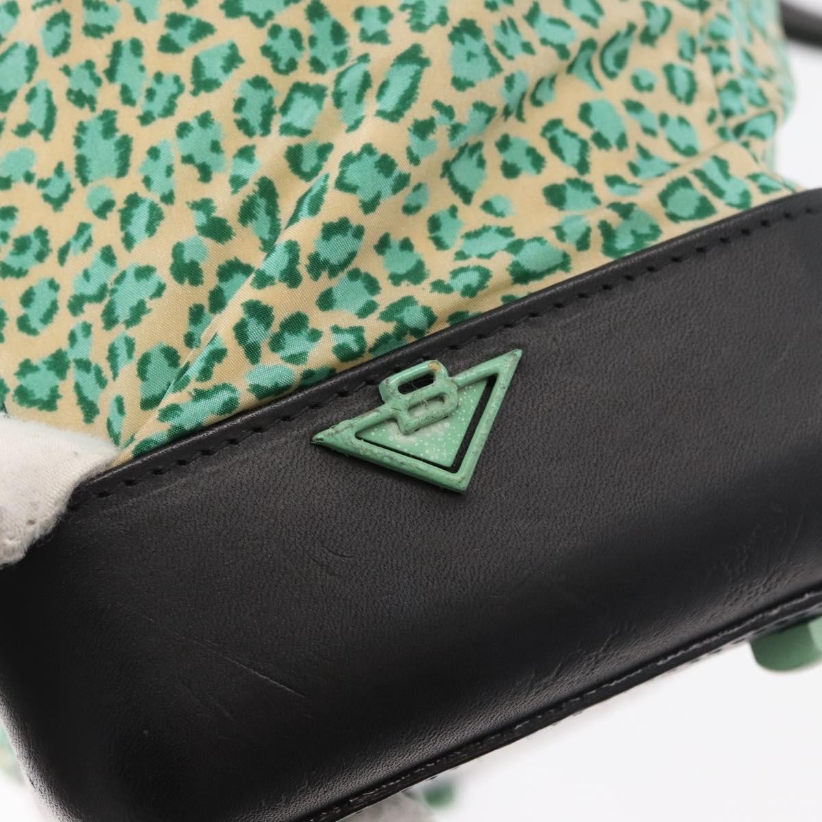 BOTTEGAVENETA BOTTEGAVENETA BOTTEGA VENETA Hand Bag Nylon Leather Green Authentic 171524