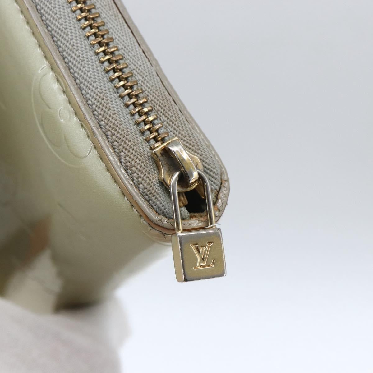 Louis Vuitton LOUIS VUITTON Monogram Vernis Eldridge Long Wallet Gris M91158 LV Authentic 168202 Bag