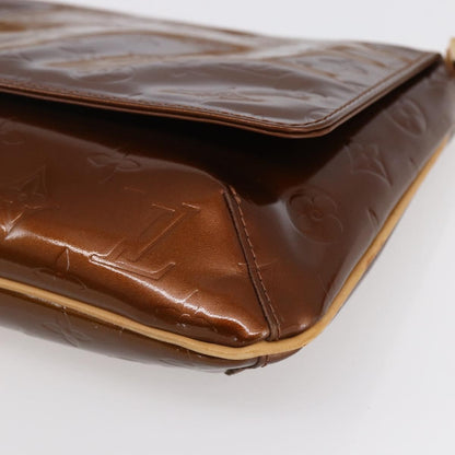 Louis Vuitton LOUIS VUITTON Monogram Vernis Thompson Street Bag Bronze M91124 LV Authentic 147761