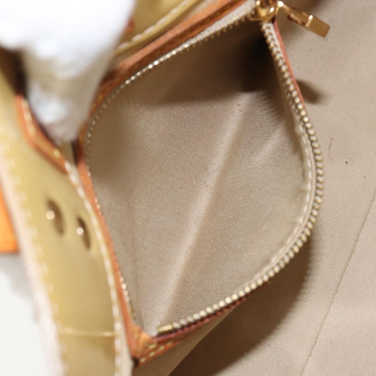 Louis Vuitton LOUIS VUITTON Monogram Vernis Reade PM Hand Bag Beige M91334 LV Authentic ep10940