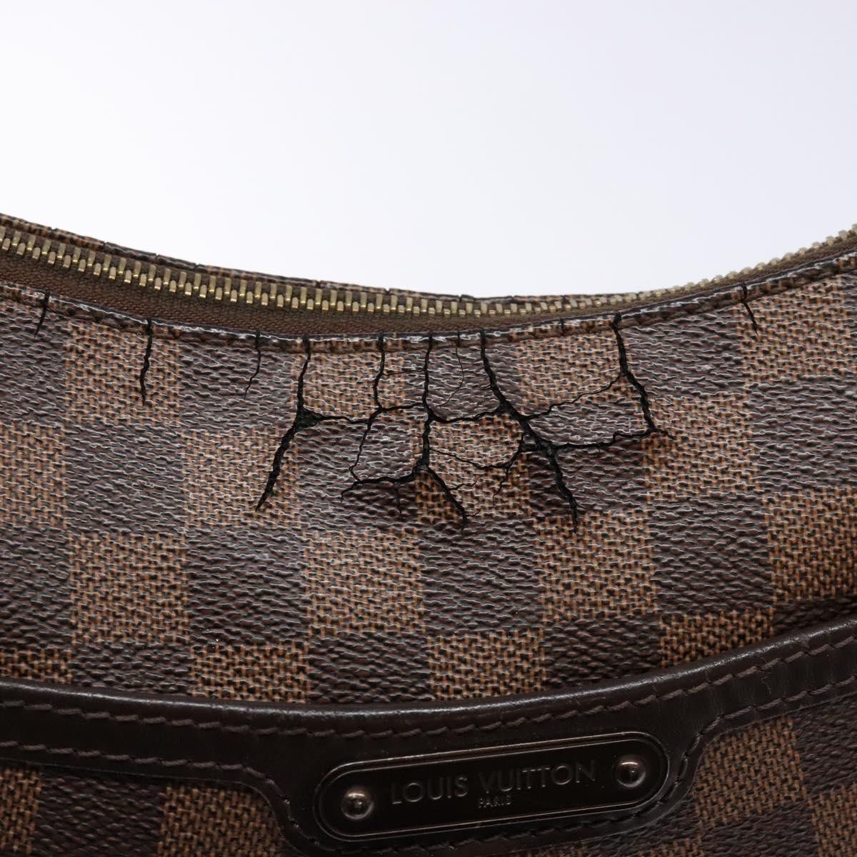 Louis Vuitton LOUIS VUITTON Damier Ebene Bloomsbury PM Shoulder Bag N42251 LV Authentic 135600