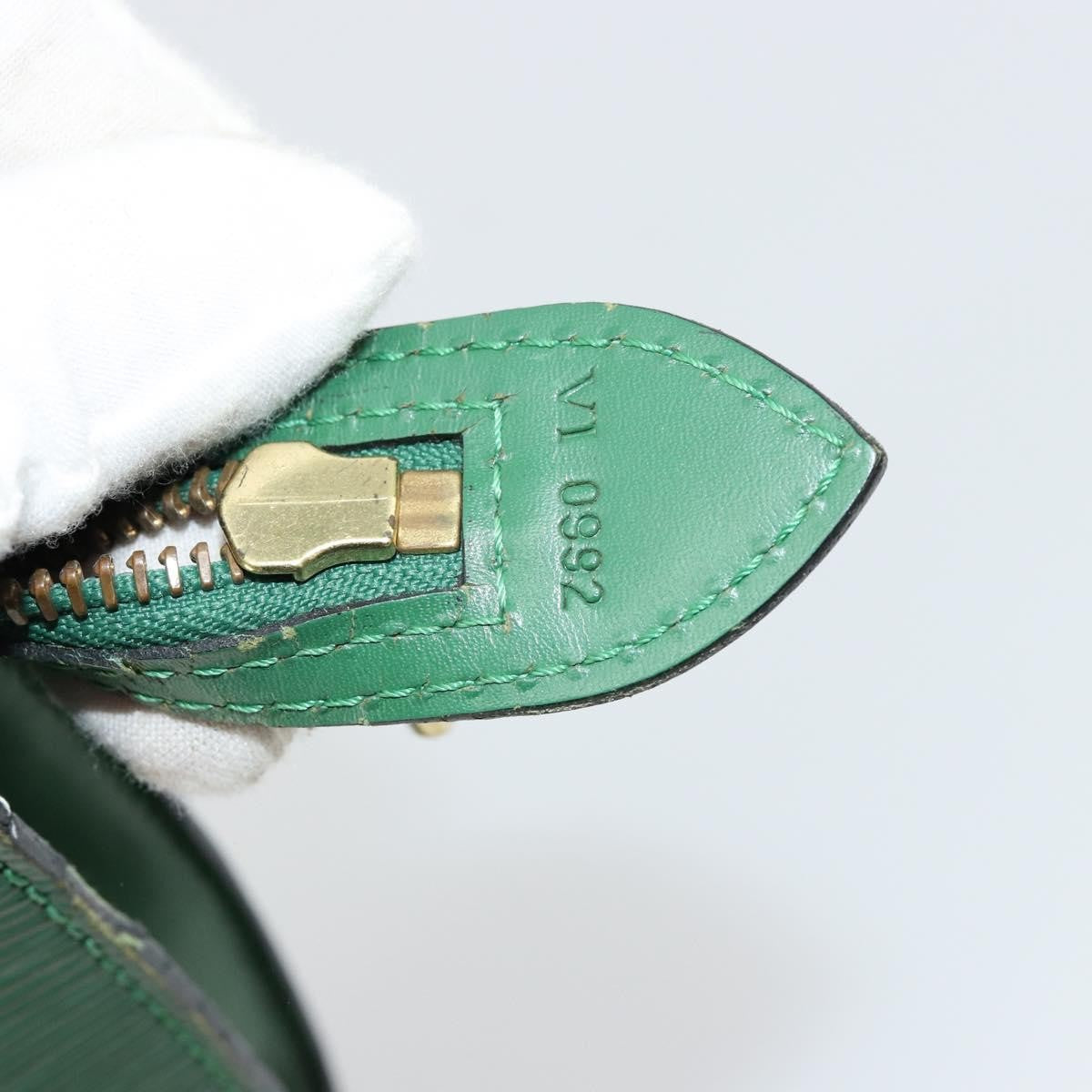Louis Vuitton LOUIS VUITTON Epi Saint Jacques Hand Bag Green M52274 LV Authentic 168866