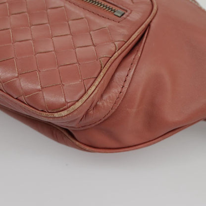 BOTTEGAVENETA BOTTEGAVENETA BOTTEGA VENETA Waist bag Leather Pink Authentic am7105