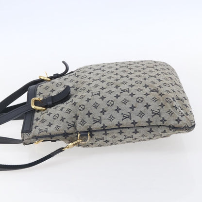 Louis Vuitton LOUIS VUITTON Monogram Mini Fran?oise Tote Bag 2way Blue M92208 LV Authentic 151081