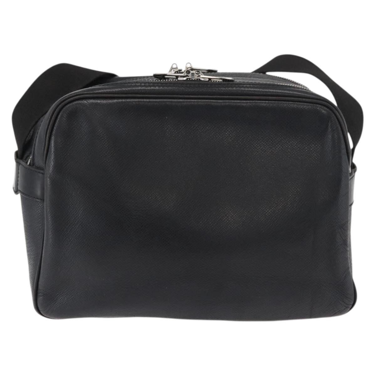 Louis Vuitton LOUIS VUITTON Taiga Reporter PM Shoulder Bag Ardoise M30154 LV Authentic ka3928