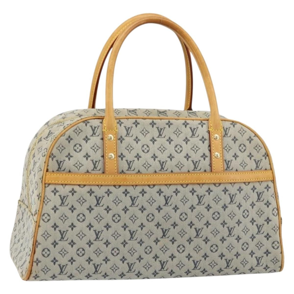 Louis Vuitton LOUIS VUITTON Monogram Mini Marie Hand Bag Blue M92003 LV Authentic ep14206